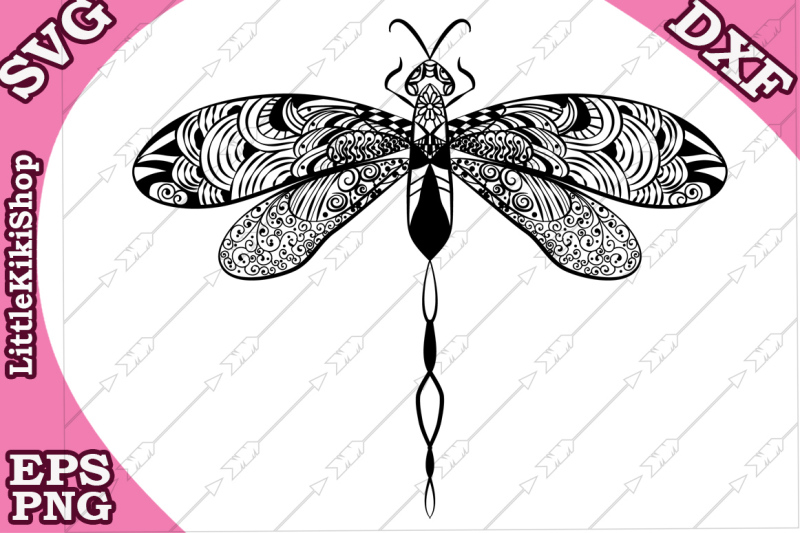 zentangle-dragonfly-svg-mandala-dragonfly-zentangle-insct-svg