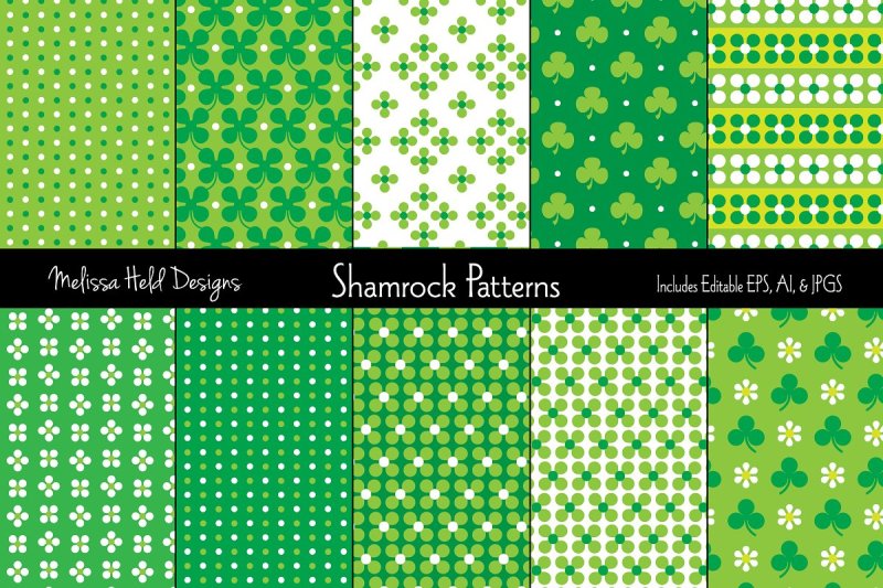 st-patrick-s-day-shamrock-patterns