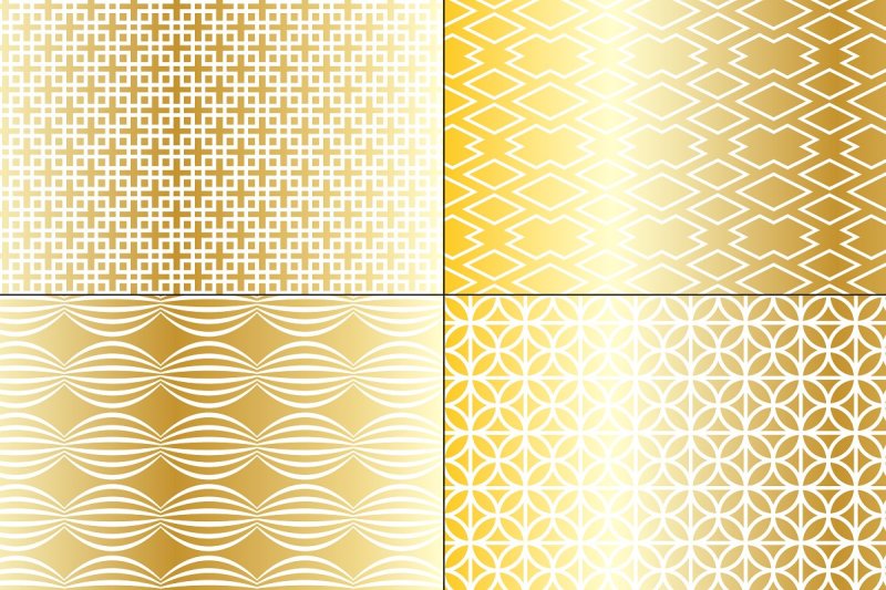 metallic-gold-geometric-patterns
