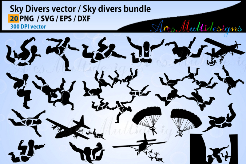 sky-divers-svg-silhouette-bundle-skydivers-svg-bundle-dive-cut-file