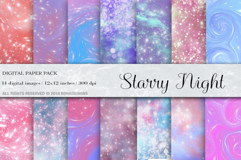 starry-night-digital-papers
