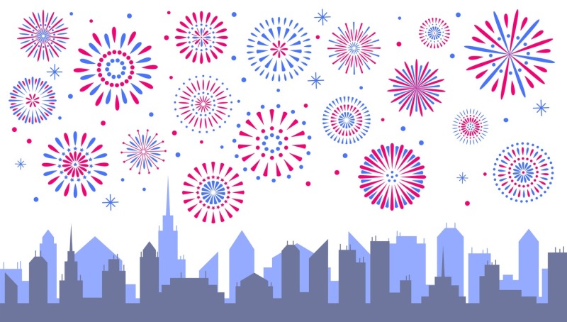 night-city-fireworks-celebrated-festive-firecracker-over-town-s