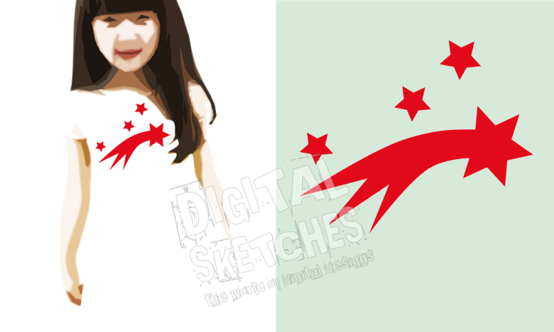 Shooting Star Cut File Christmas Vector Silhouette Svg Dxf By Digital Sketches Thehungryjpeg Com