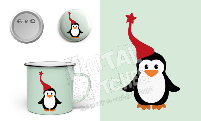 penguin-imp-dwarf-gnome-santa-claus-cut-file-vector-silhouette