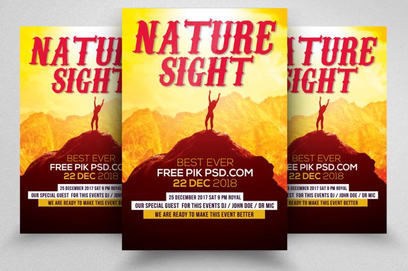the-nature-flyer-template