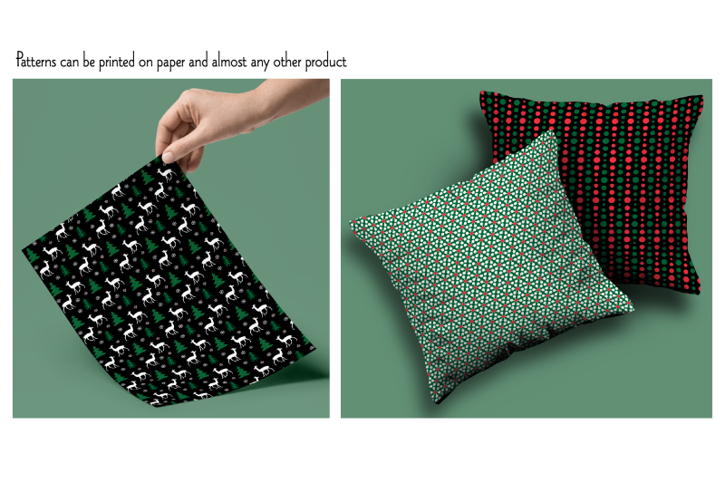 seamless-red-green-holiday-patterns