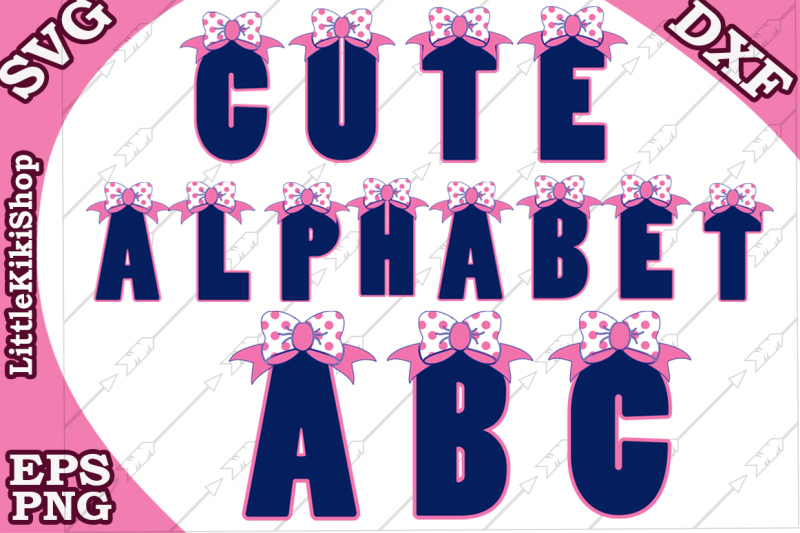 cute-alphabet-svg-font-svg-letters-with-bow-svg