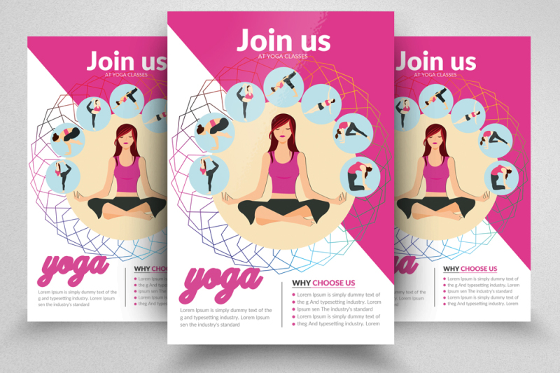 10-yoga-flyers-bundle