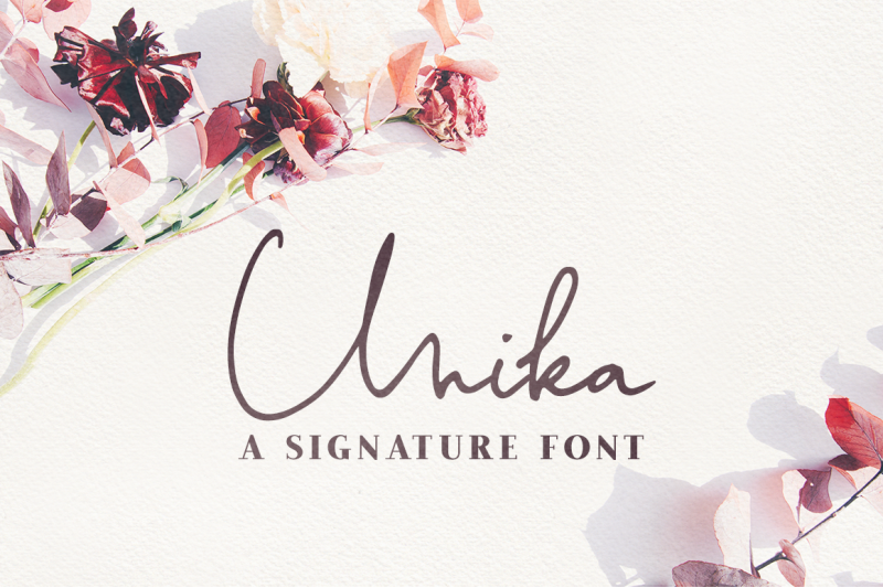 unika-lite-a-signature-font