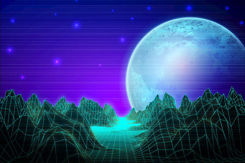 retro-sci-fi-background-with-moon