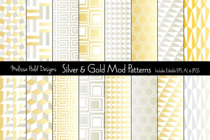silver-and-gold-mod-patterns