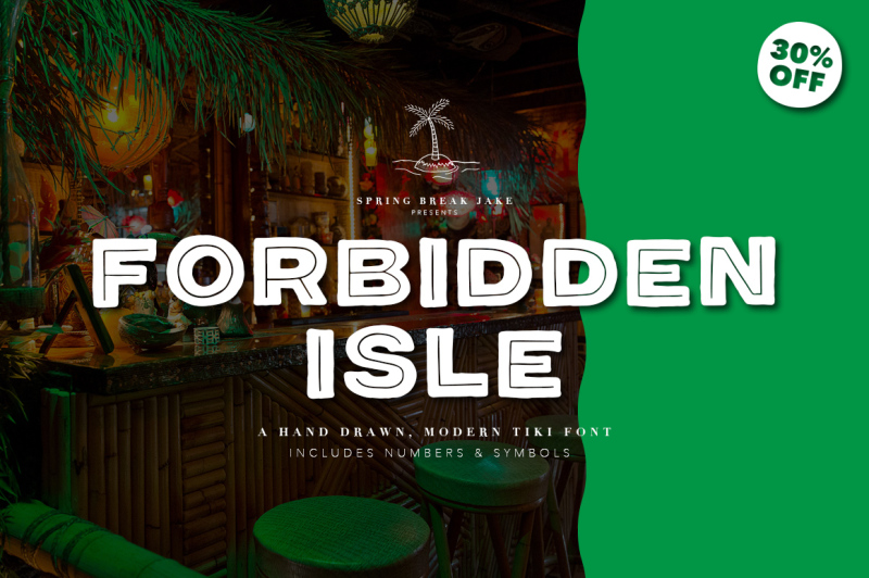 forbidden-isle-modern-tiki-font