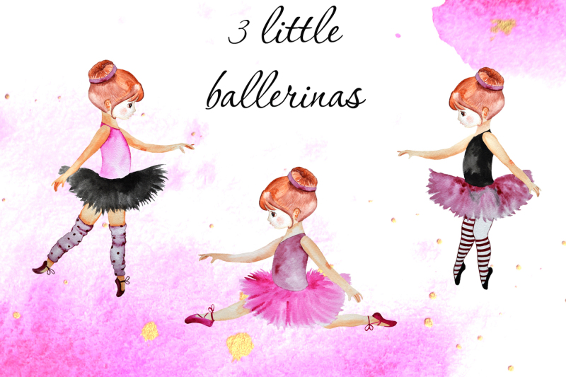 little-ballerina-watercolor-collection
