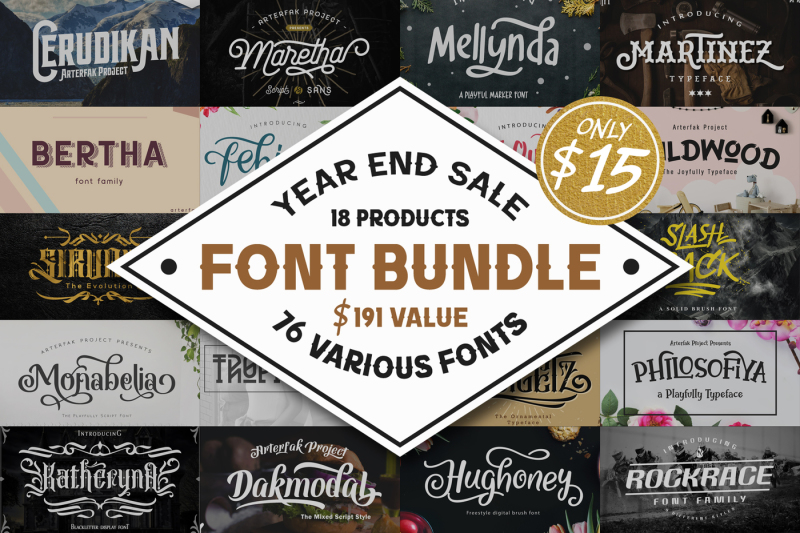 76-fonts-in-1-font-collection