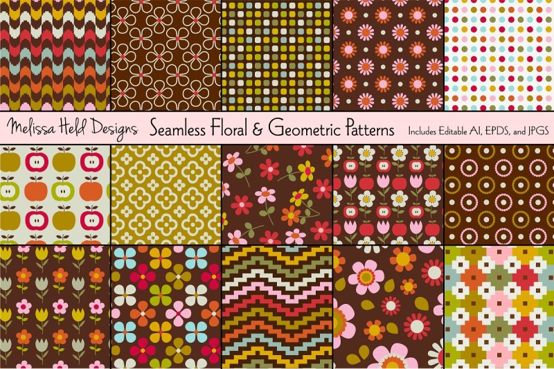 seamless-florals-and-geometrics