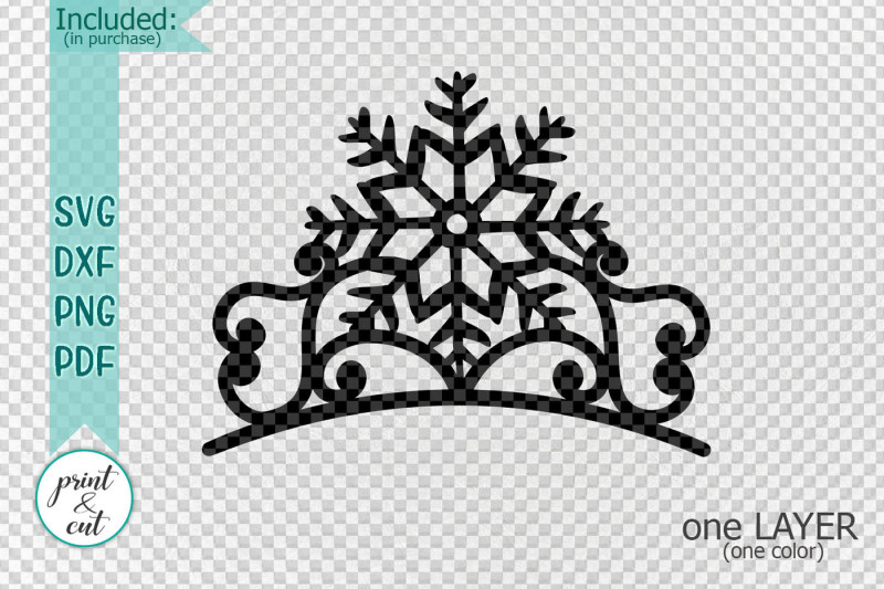 christmas-princess-crown-monogram-svg-dxf-pdf-cut-file