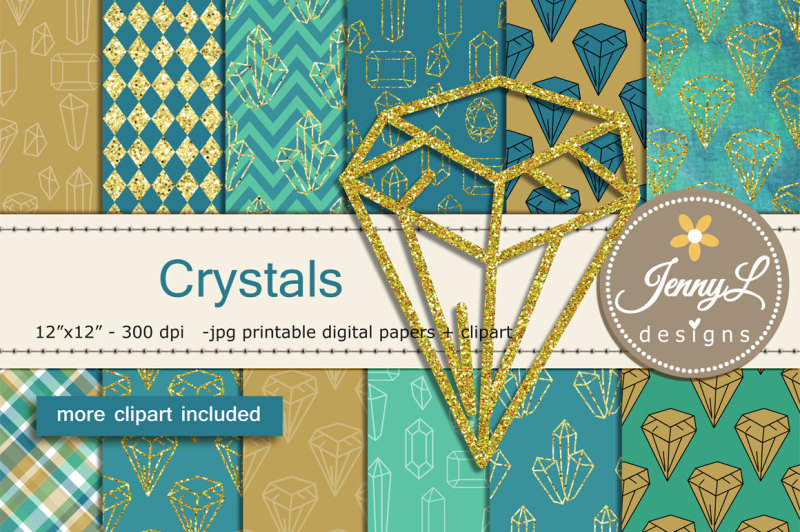 crystal-gems-digital-papers-and-gemstones-clipart