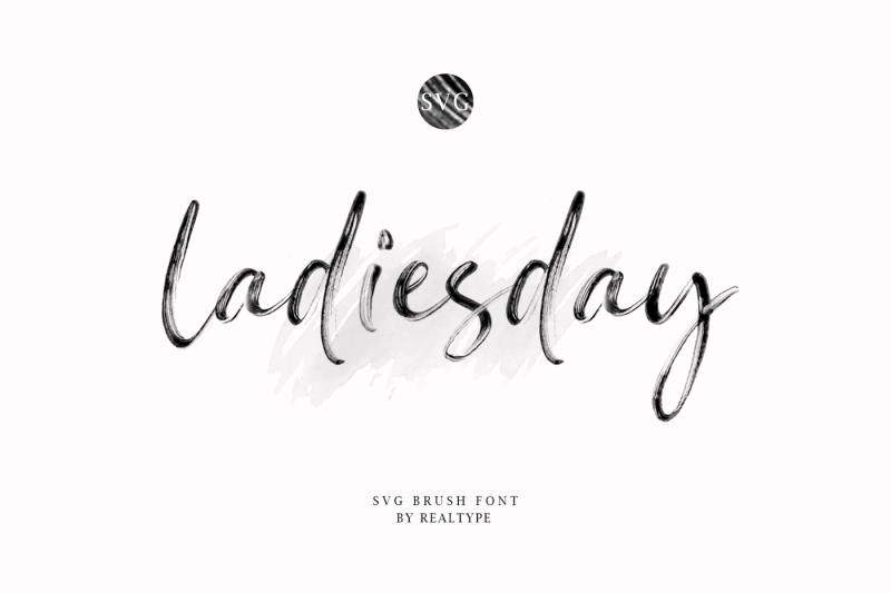 ladiesday-svg-and-brush-font