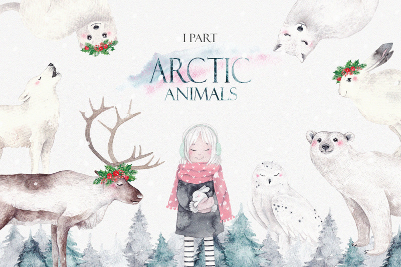 arctic-animals-watercolor-set-part-1