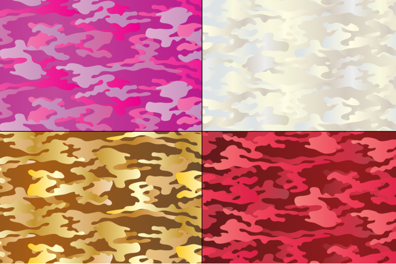 seamless-metallic-camouflage-patterns