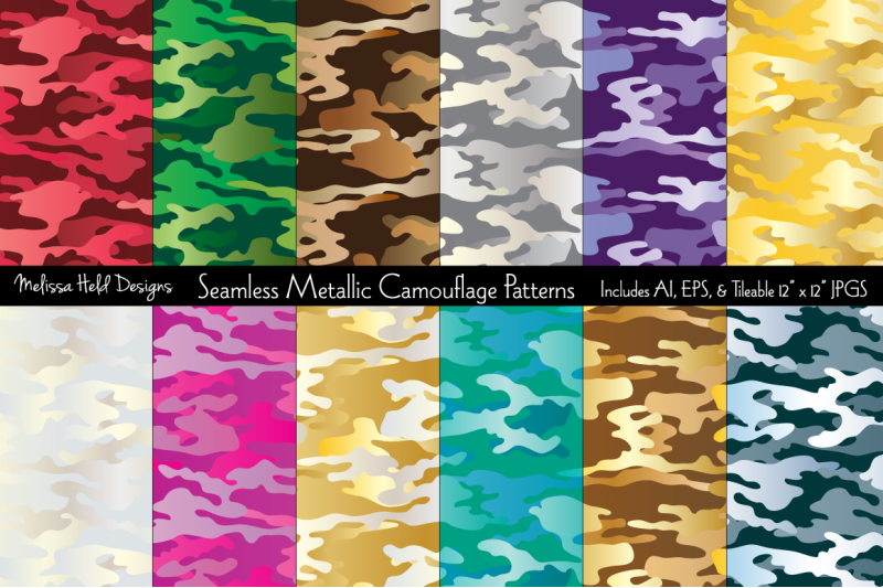 seamless-metallic-camouflage-patterns