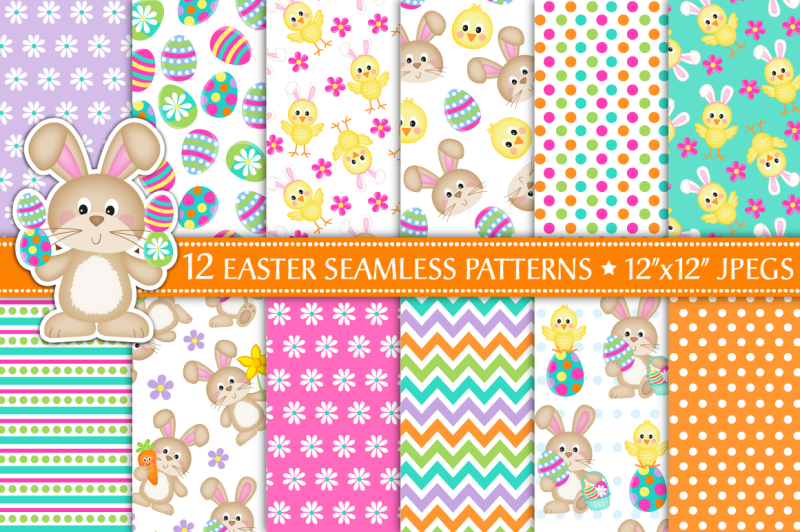 easter-digital-papers-easter-patterns-bunny-patterns