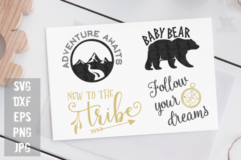 Download Woodland Adventure Baby SVG Bundle By YODERCROSS | TheHungryJPEG.com