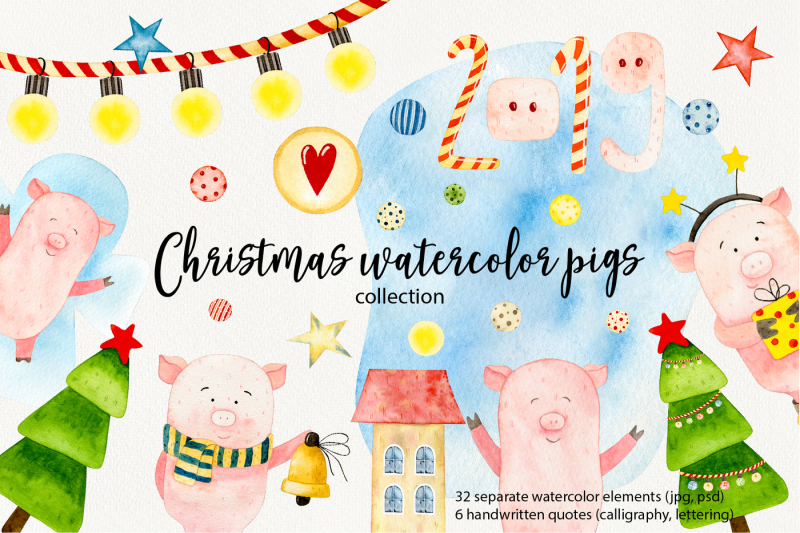 watercolor-christmas-pigs-clipart