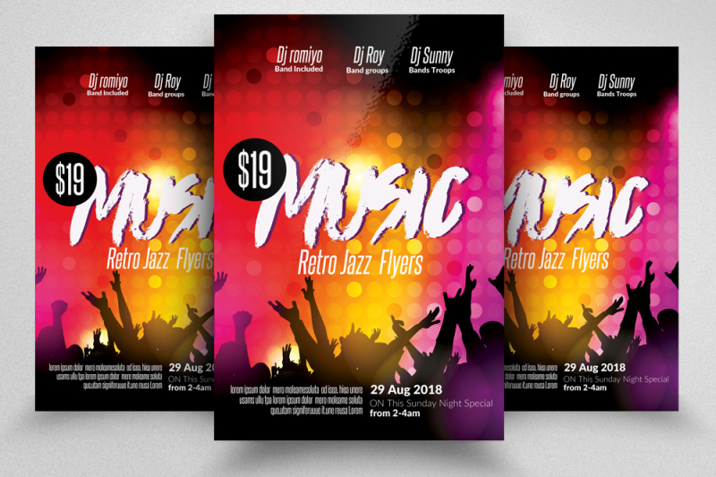 10-music-night-flyers-bundle