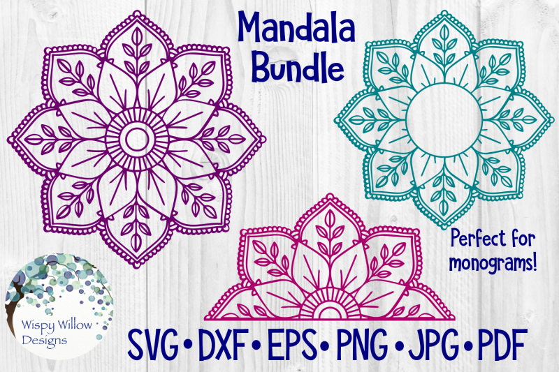 Download The Incredible Bundle Mandala Svg Cut Files By Wispy Willow Designs Thehungryjpeg Com