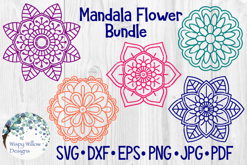 The Incredible Bundle Mandala Svg Cut Files By Wispy Willow Designs Thehungryjpeg Com