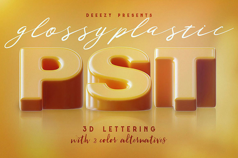 glossy-plastic-3d-lettering