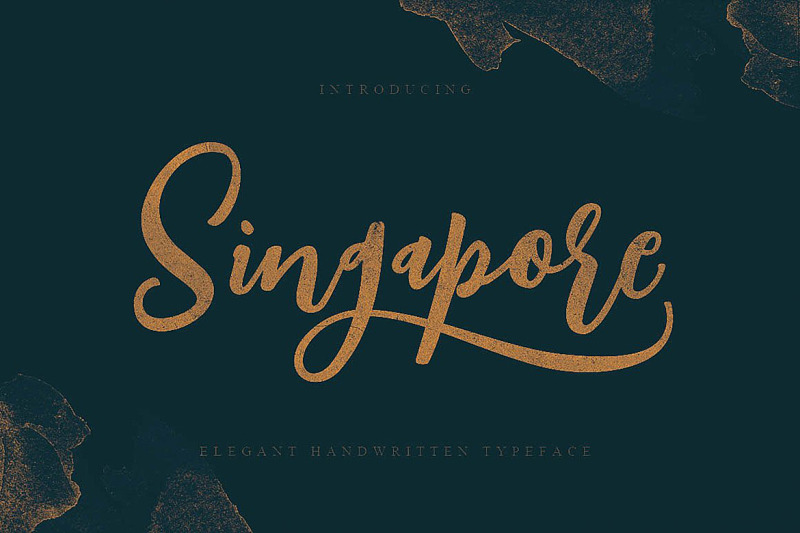 singapore-script-font