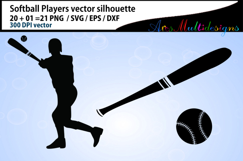 softball-svg-silhouette-softball-players-svg-softball-silhouette