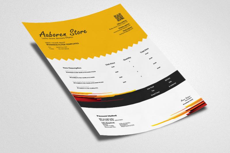 4-format-invoice-template