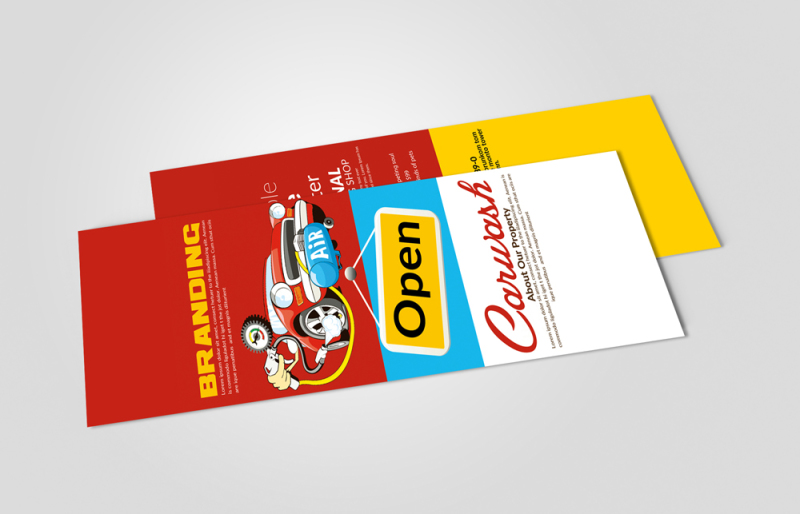 car-wash-rack-card-template