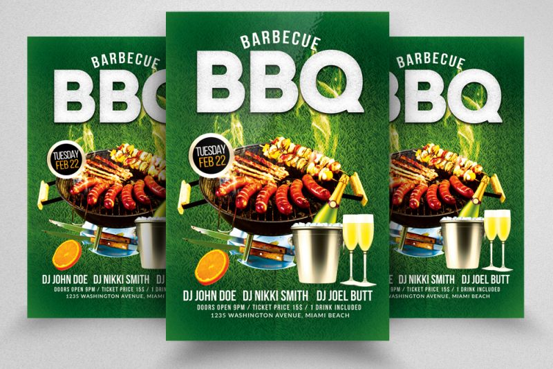 barbecue-party-flyer