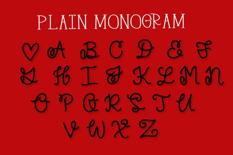 heart-split-monogram-font-trio