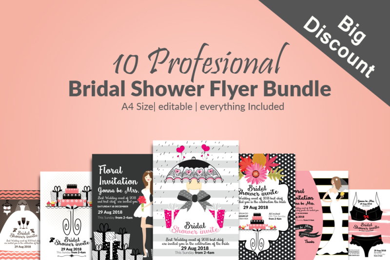 10-bridal-shower-invitation-flyers-bundle