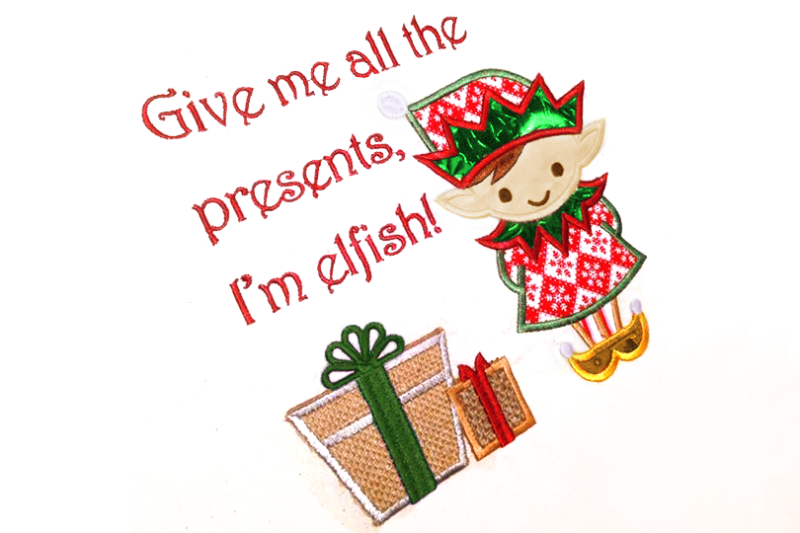 elfish-christmas-elf-pun-applique-embroidery