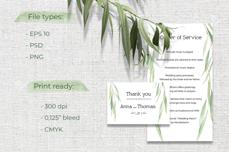 green-willow-wedding-invitation-set