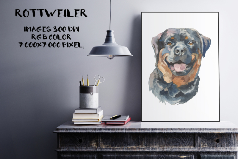 the-best-black-dogs-watercolor-set
