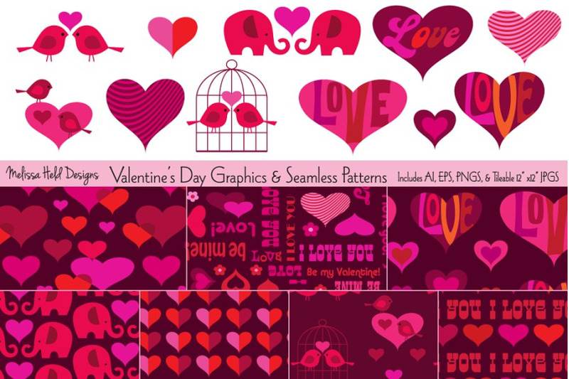 valentine-039-s-day-graphics-amp-seamless-patterns