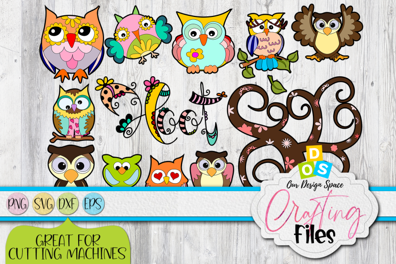owl-svg-png-dxf-and-eps-bundle