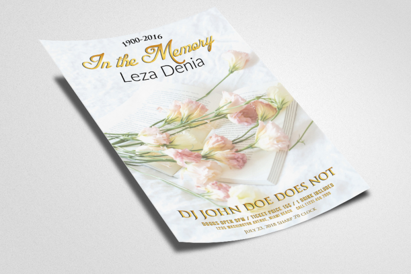 memorial-flyer-template