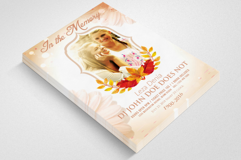 memorial-flyer-template