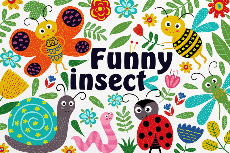 funny-insect-set