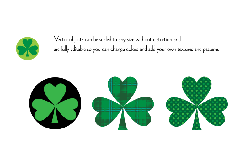 St. Patrick's Day Shamrock Clipart By Melissa Held Designs | TheHungryJPEG