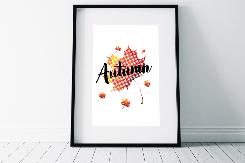 typography-autumn-flyer-template
