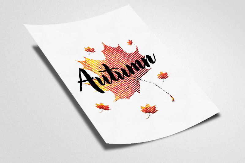 typography-autumn-flyer-template
